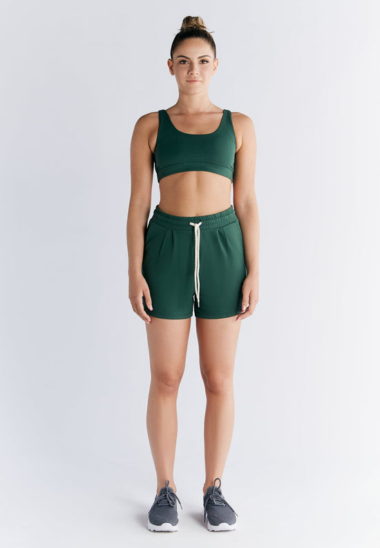 Leela Cotton 1440-067 | Pyjama-Shorts - Tannennadel