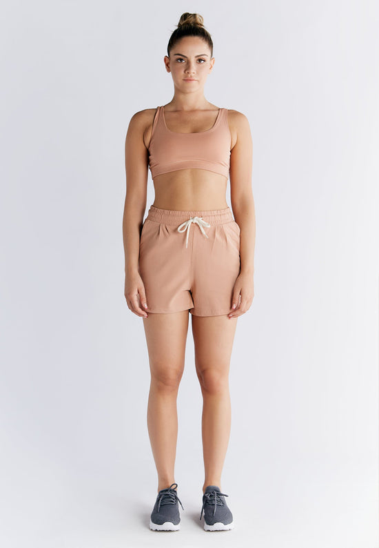 Leela Cotton 1440-070 | Pyjama-Shorts - Café Crema