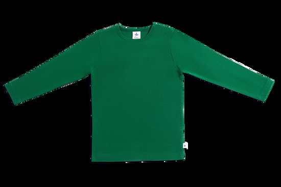 Leela Cotton 2062 | Baby Basic Langarmshirt - Moosgrün