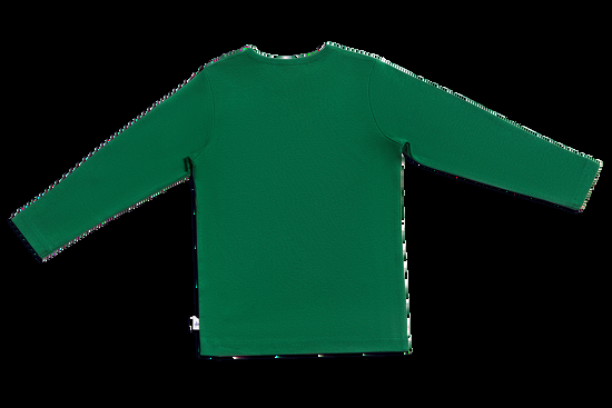 Leela Cotton 2062 | Baby Basic Langarmshirt - Moosgrün