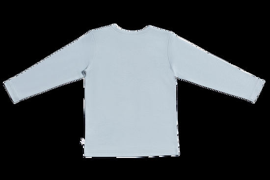 Leela Cotton 2063 | Baby Basic Langarmshirt - Hellgrau