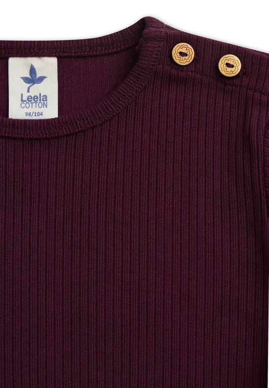 Leela Cotton 2068 AU | Ripp-Shirts - Aubergine