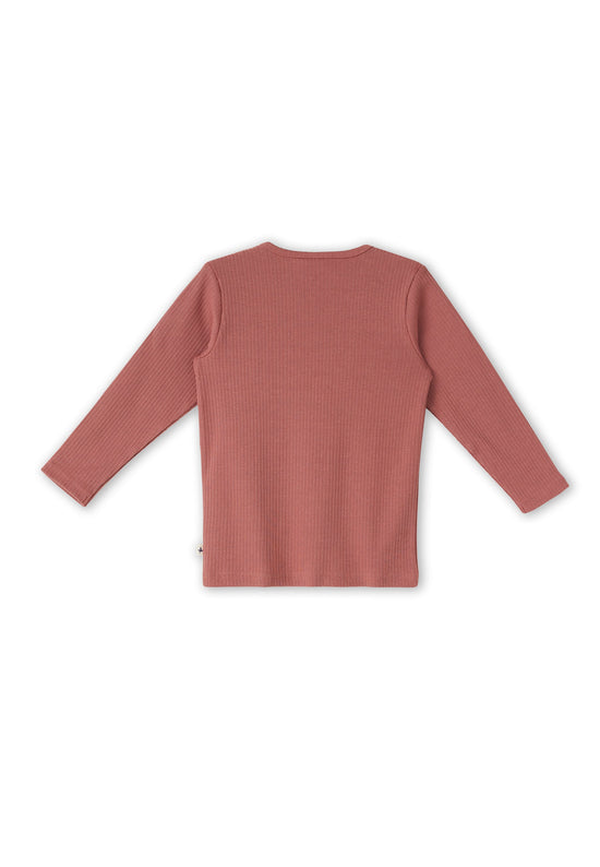 Leela Cotton 2068 WR | Ripp-Shirts - Dunkel Mauve