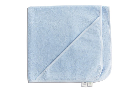 Leela Cotton 2400T | Baby Badehandtuch - Hellblau