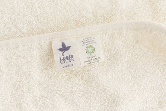 Leela Cotton 2500-01 | Baby Badehandtuch - Natur