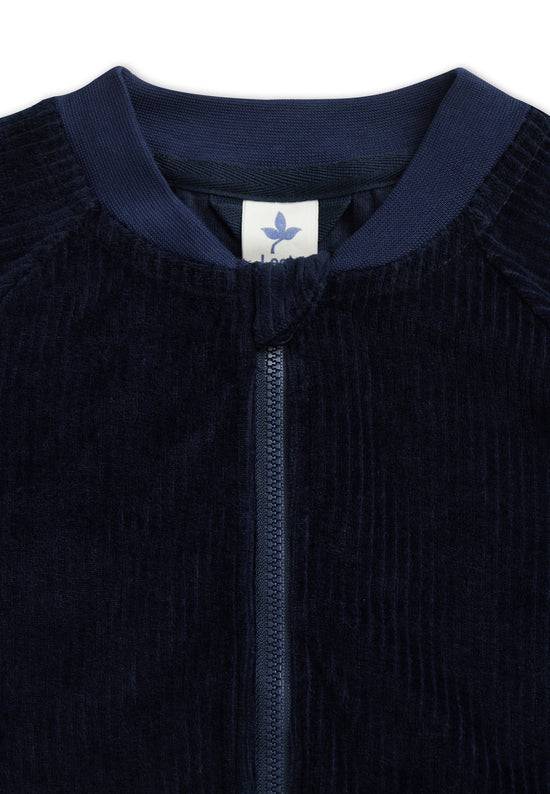 Leela Cotton 2696 AB | Cord Baseballjacke- Nachtblau