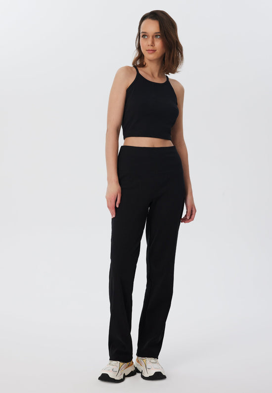 Leela Cotton 4071-021 | Ripp Hose - Schwarz
