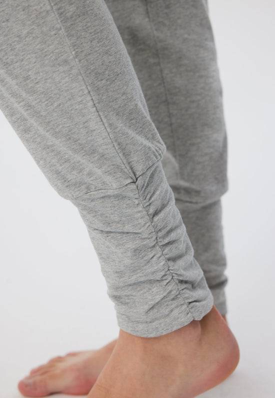 Leela Cotton 4415G | Damen Yogahose Stretch - Hellgrau