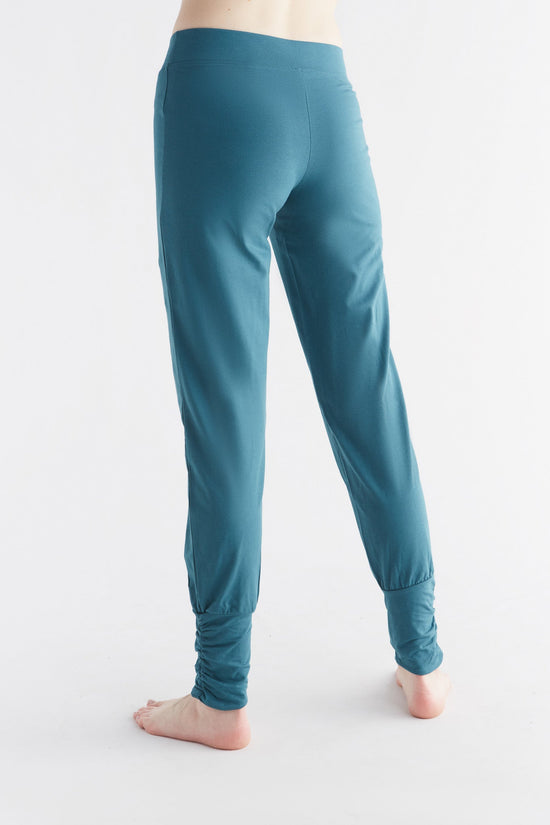 Leela Cotton 4415T | Damen Yogahose Stretch - Tanne