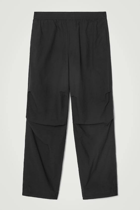 HM BAUMWOLLHOSE MIT WEITEM BEIN UND ELASTISCHEM BUND