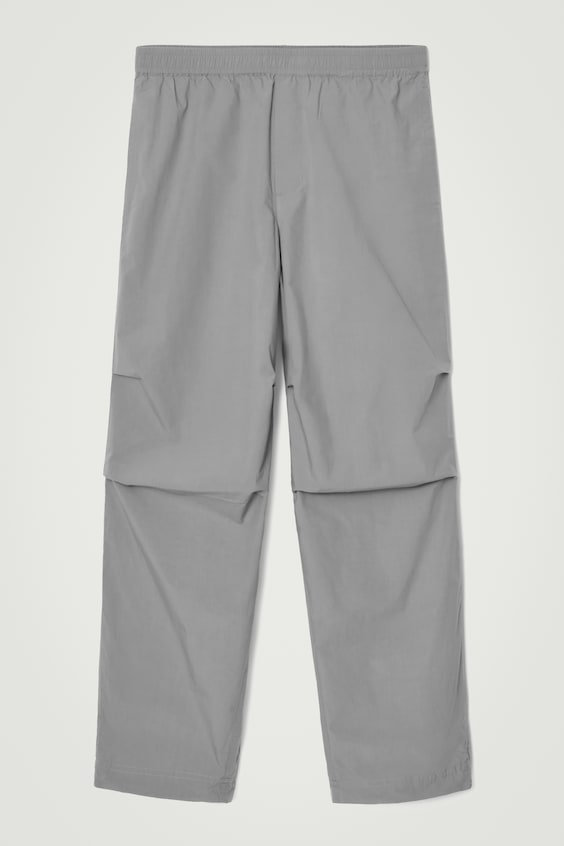 HM BAUMWOLLHOSE MIT WEITEM BEIN UND ELASTISCHEM BUND