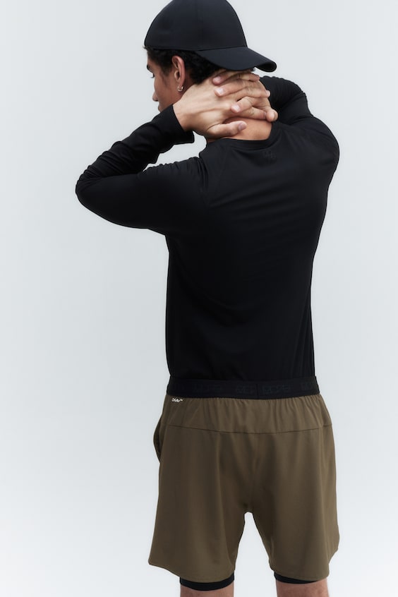 HM DryMove™ 2-in-1-Sportshorts Mit 4-Wege-Stretch