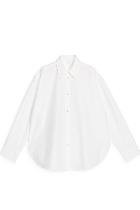 HM 2-in-1-Hemdbluse Aus Popeline