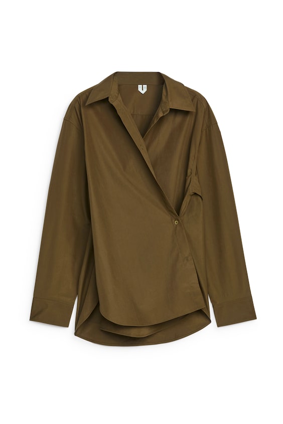 HM 2-in-1-Hemdbluse Aus Popeline