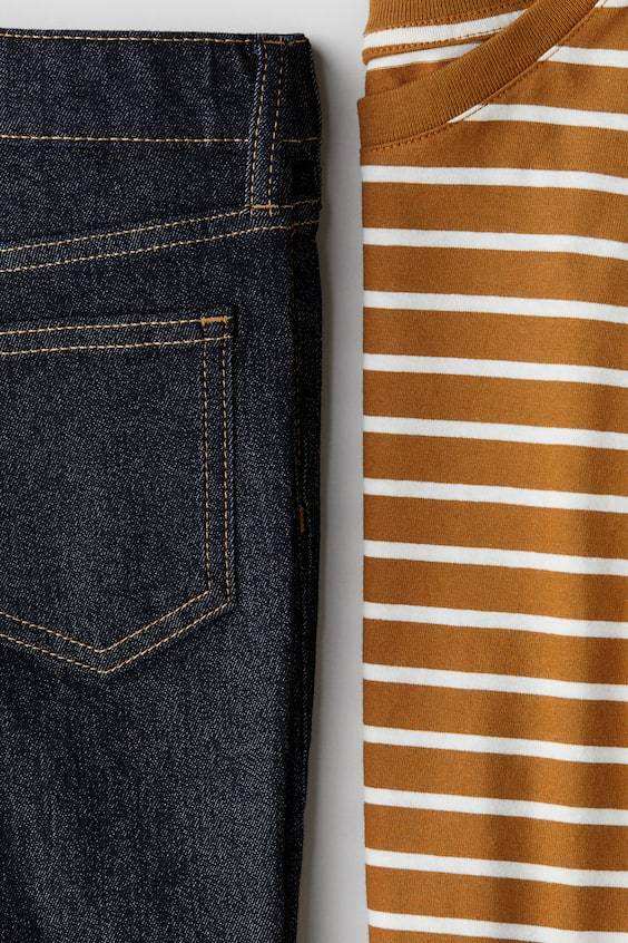 HM 2-teiliges Set Mit Shirt Und Jeans