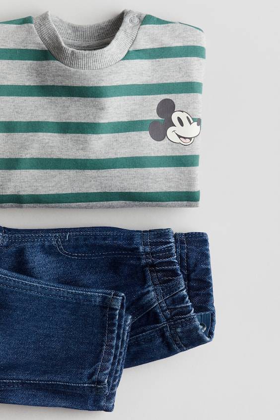 HM 2-teiliges Set mit Sweatshirt und Joggers