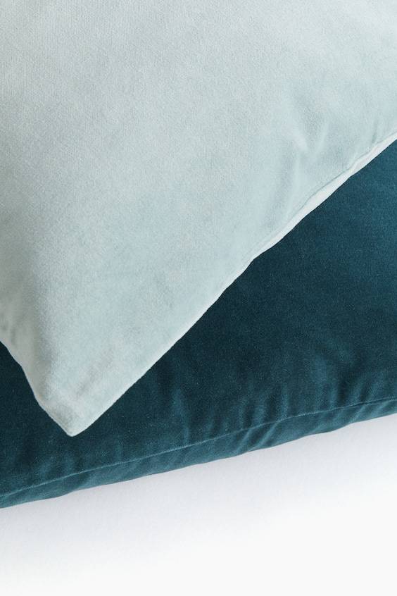 HM 2er-Pack Kissenhüllen Aus Samt