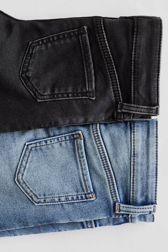 HM 2er-Pack Supersoft Skinny Fit Jeans