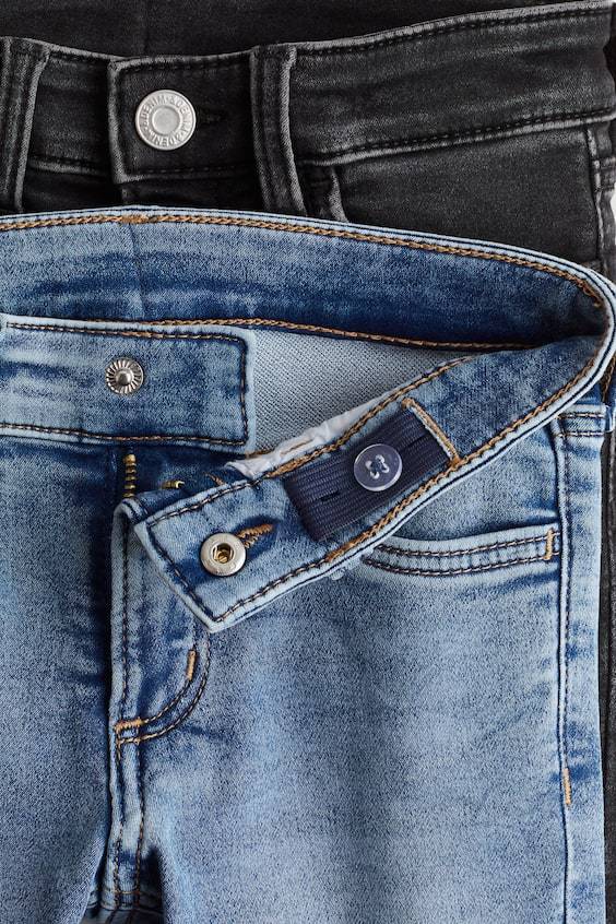 HM 2er-Pack Supersoft Skinny Fit Jeans
