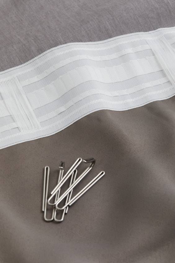 HM 2er-Pack Verdunklungsvorhänge Aus Leinen