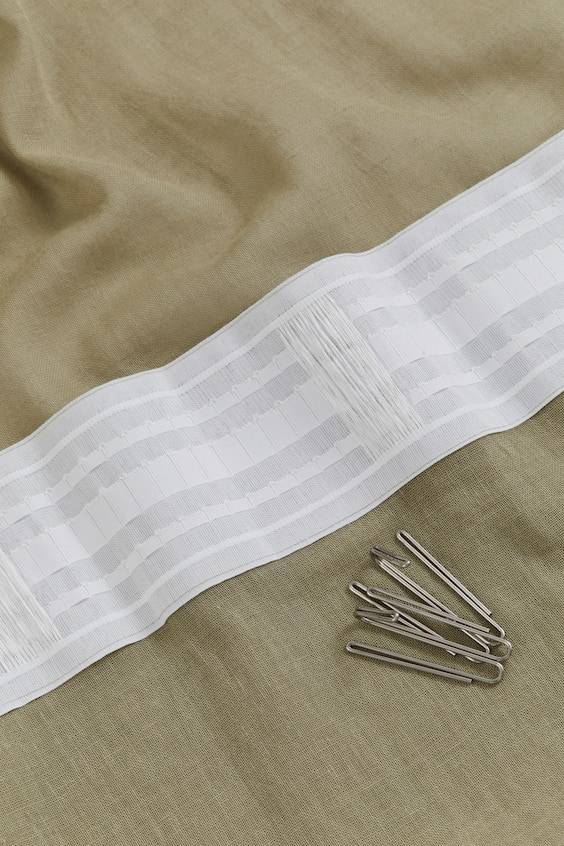 HM 2er-Pack Vorhänge Aus Leinenmix