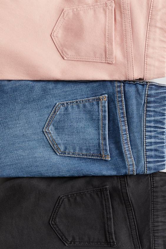 HM 3er-Pack Denimjeggings