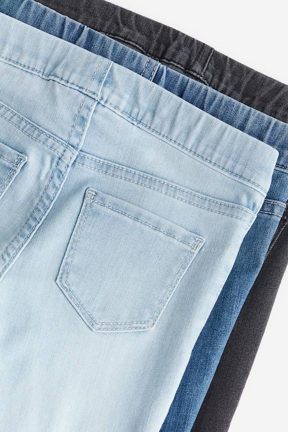HM 3er-Pack Denimjeggings