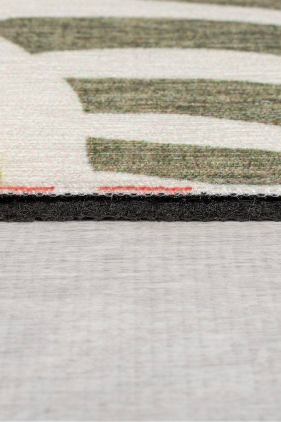 HM Abwaschbarer Wanda Swirl 2 Lagen Teppich