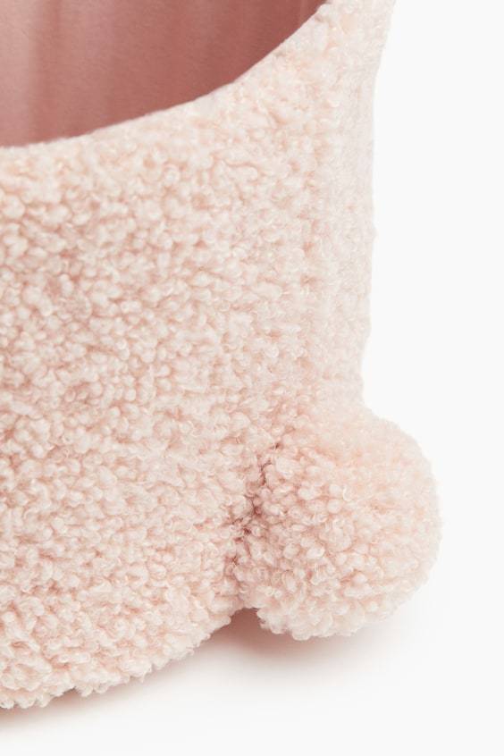 HM Aufbewahrungskorb Aus Teddyfleece