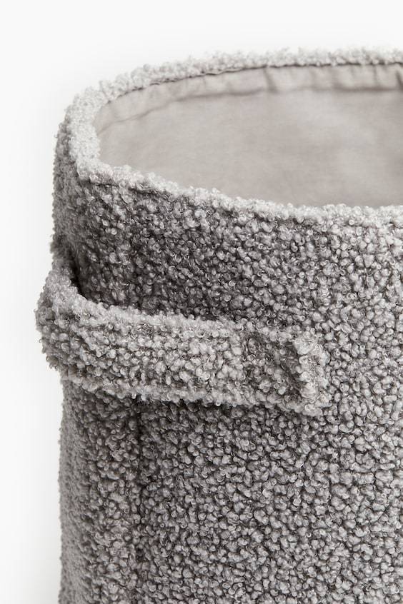 HM Aufbewahrungskorb Aus Teddyfleece