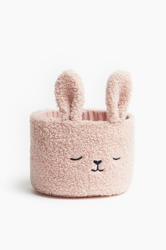 HM Aufbewahrungskorb Aus Teddyfleece