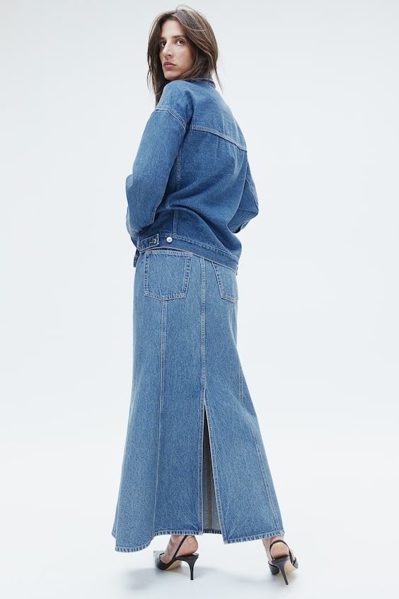 HM Ausgestellter Denimrock