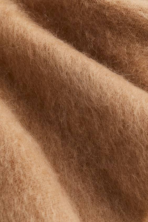 HM Ausgestellter Rock Aus Mohairmix