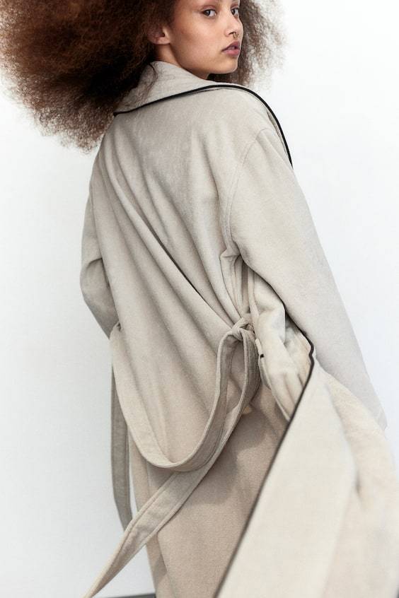 HM Bademantel Aus Velours