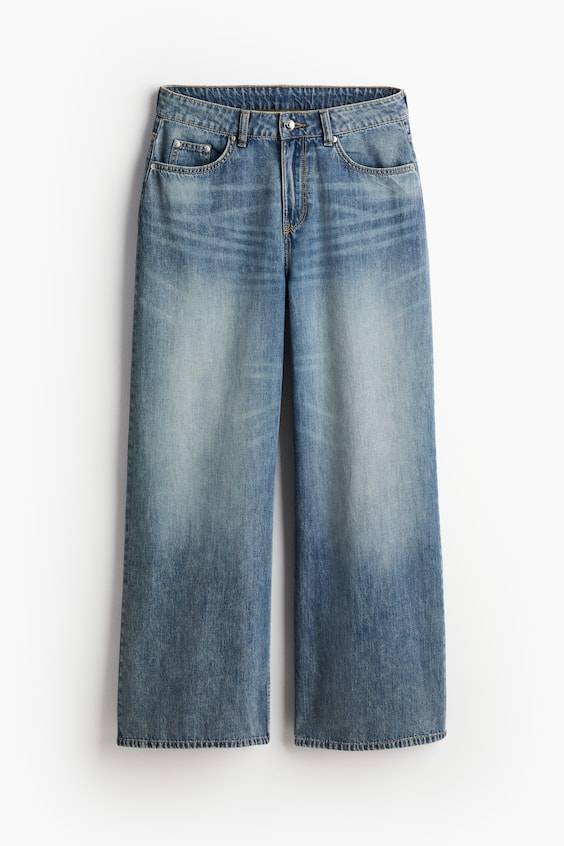 HM Baggy Wide Low Jeans