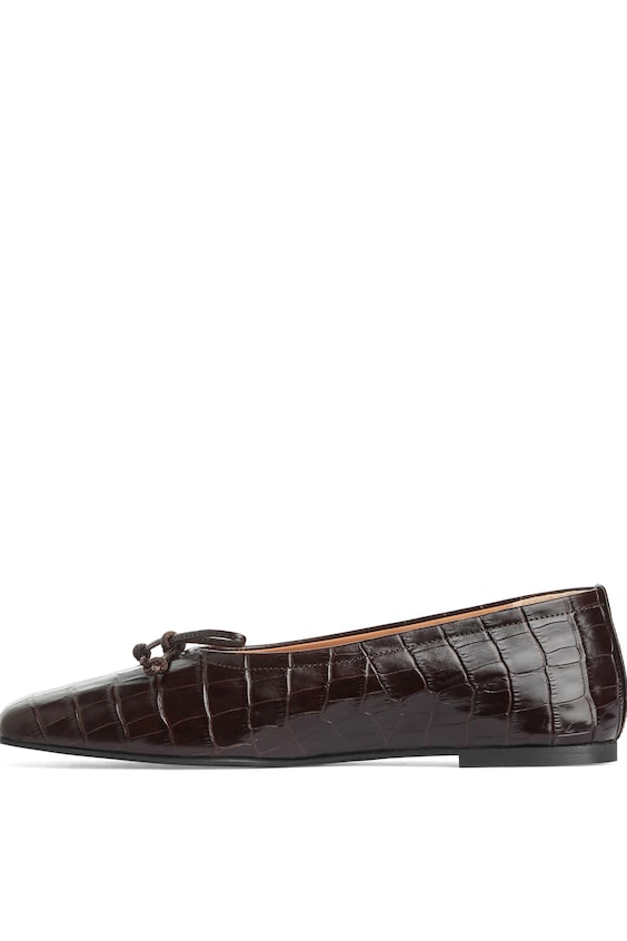 HM Ballerina Aus Leder