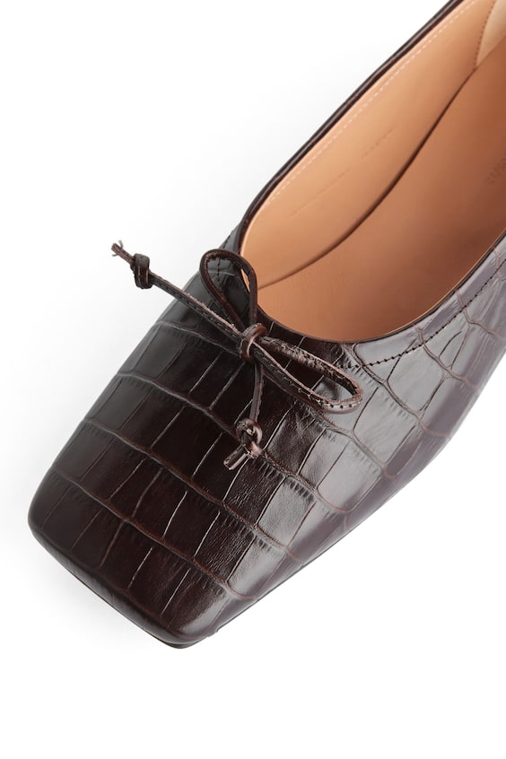 HM Ballerina Aus Leder