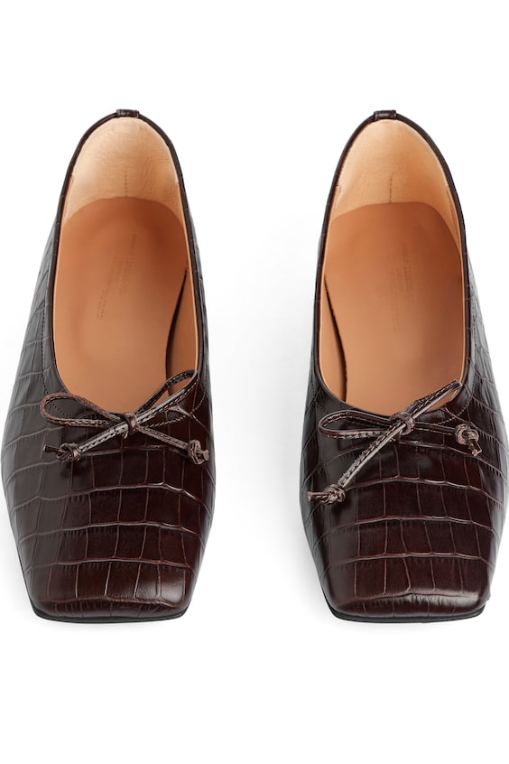 HM Ballerina Aus Leder