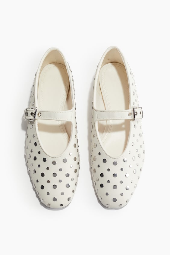 HM Ballerinas Im Mary-Jane-Stil Mit Nieten
