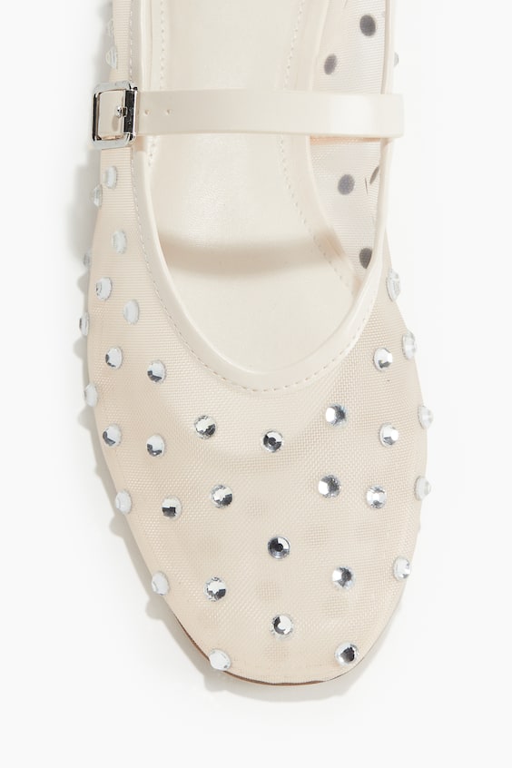 HM Ballerinas Mit Strasssteinen