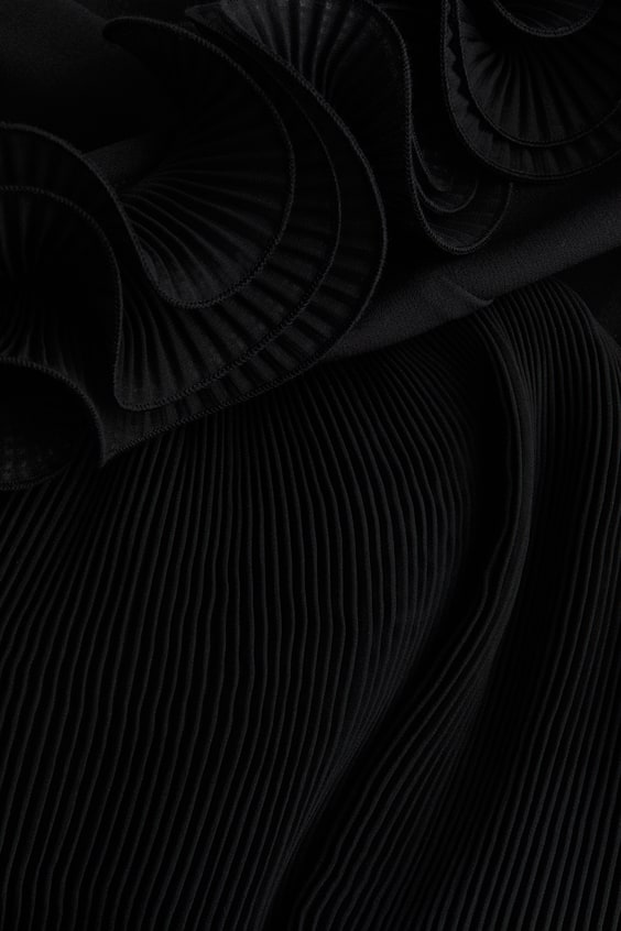 HM Bandeau-Kleid Mit Volantbesatz