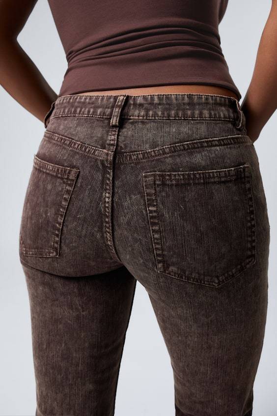 HM Baumwoll-Hose Mit Bootcut Und Niedriger Taille