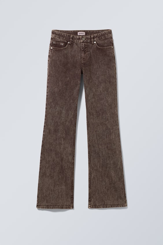 HM Baumwoll-Hose Mit Bootcut Und Niedriger Taille