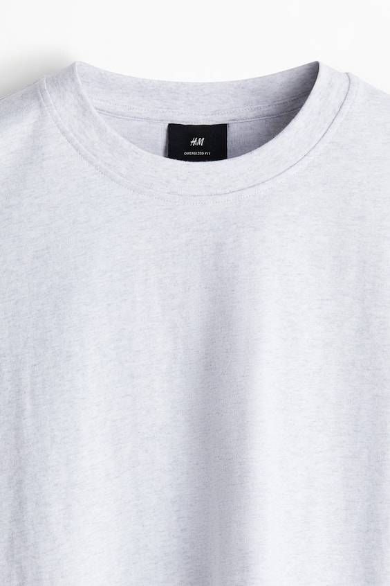 HM Baumwoll-T-Shirt In Oversize-Passform