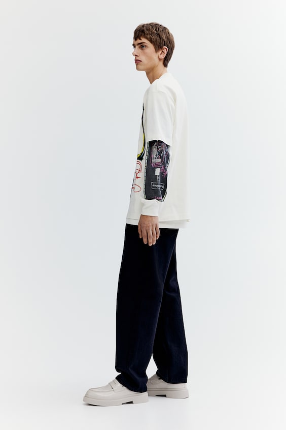 HM Baumwoll-T-Shirt In Relaxed Fit