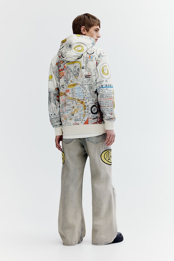 HM Baumwollhoodie In Relaxed Fit