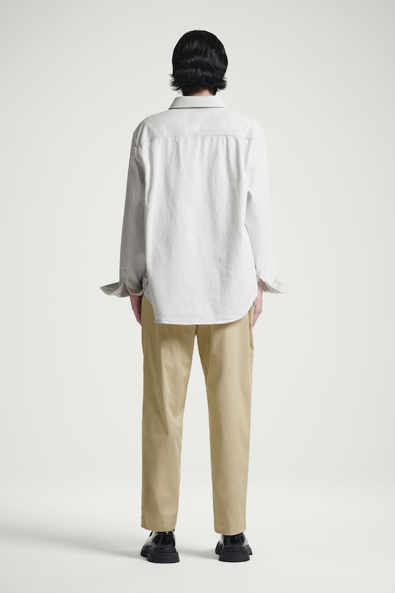 HM BAUMWOLLHOSE MIT FALTEN