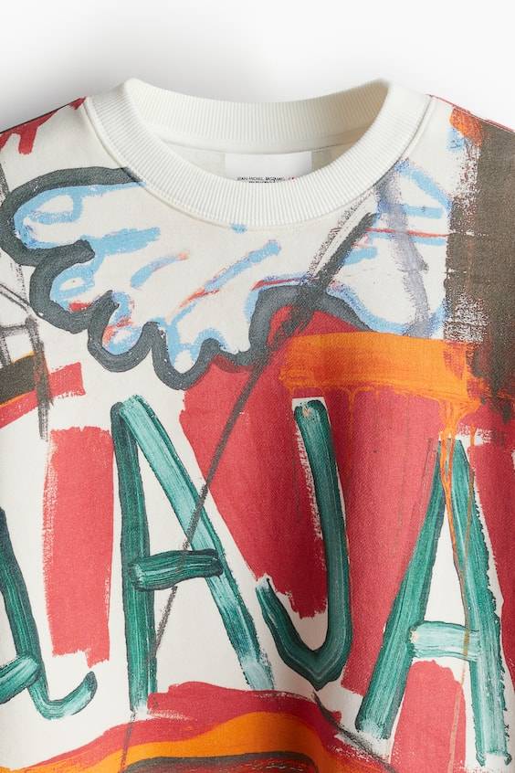 HM Baumwollsweatshirt In Oversized Fit