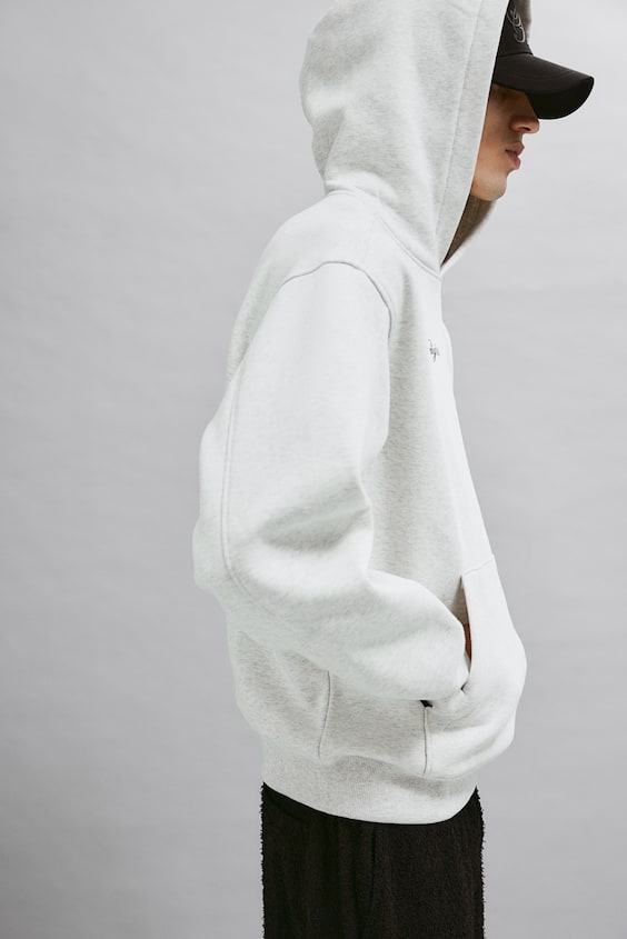 HM Bedruckter Hoodie In Oversized Fit