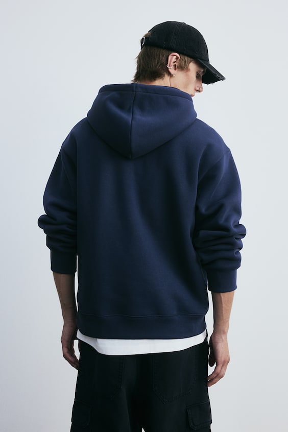 HM Bedruckter Hoodie In Oversized Fit